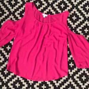 Cold shoulder top